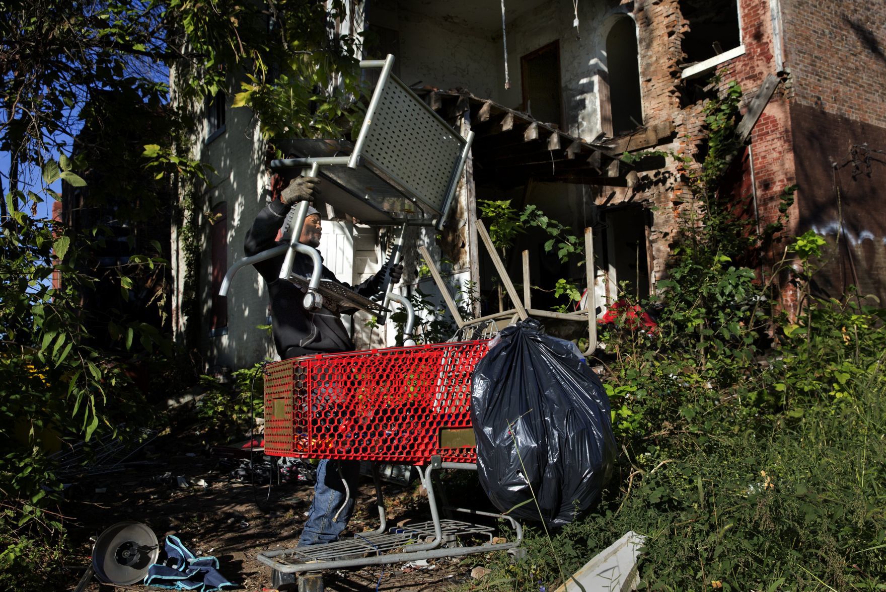 Decaying "dollhouse" offers closet for sleep, little else